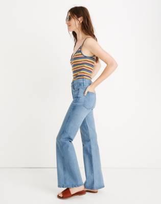 retro flare jeans