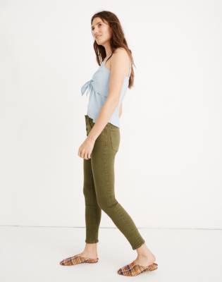 madewell olive jeans