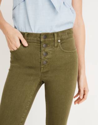 madewell olive jeans