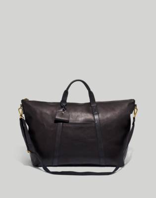 leather overnight bag