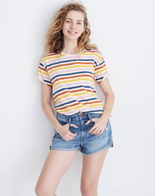 madewell dad jean shorts