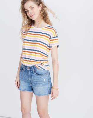 madewell dad jean shorts