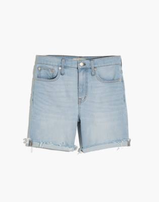 mid length high waisted shorts
