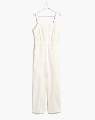 all white jumpsuit petite