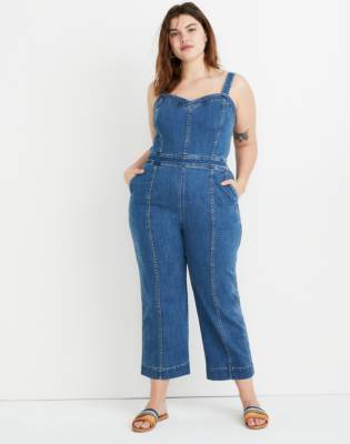 madewell denim overalls