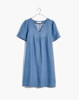 denim swing dress