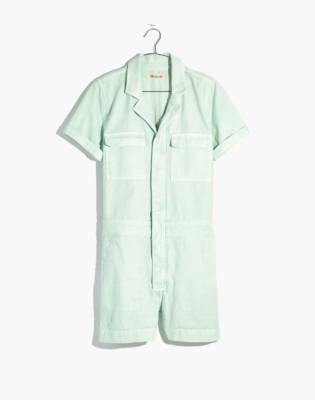 madewell denim coverall romper