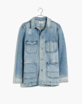 madewell denim chore coat