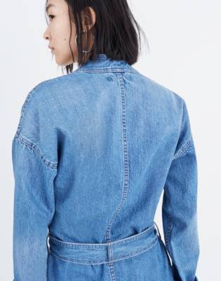 madewell denim wrap jacket