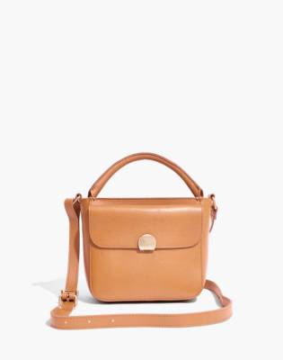 The Mini Abroad Crossbody Bag in desert camel image 1