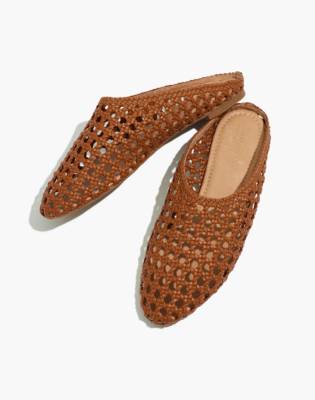 madewell cassidy woven mule