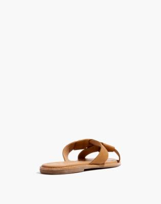 madewell knot slide sandal