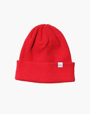 madewell red beanie