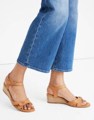 madewell red sandals