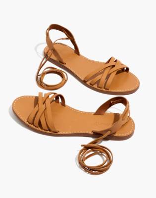 madewell boardwalk lace up sandals