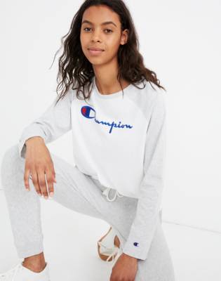 champion cropped long sleeve