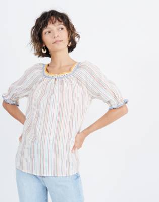 madewell crochet top