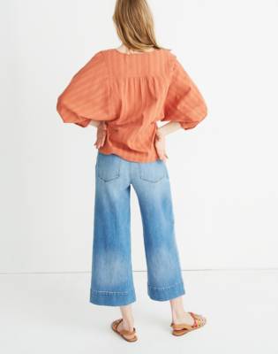 madewell raglan peasant shirt