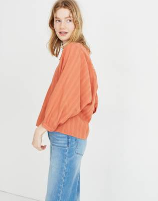 madewell raglan peasant shirt