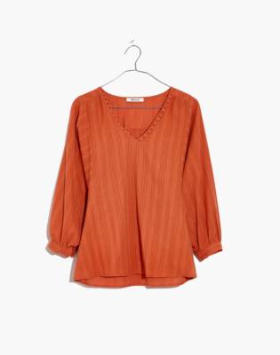 madewell raglan peasant shirt