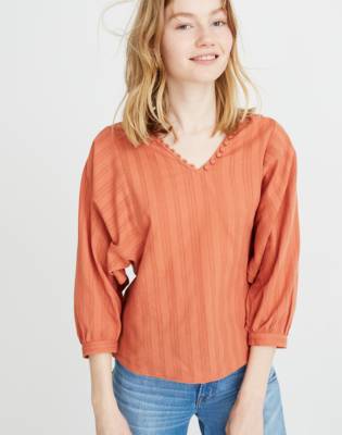 madewell raglan peasant shirt