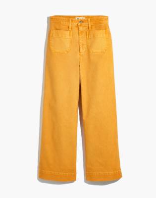 madewell yellow pants