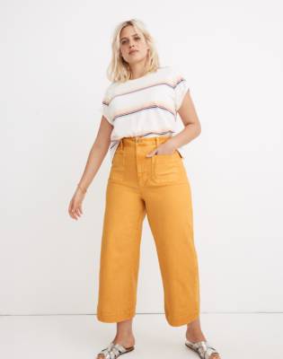 madewell yellow pants