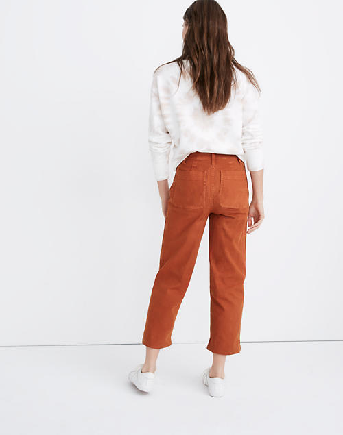 Women S Slim Emmett Wide Leg Crop Pants Madewell