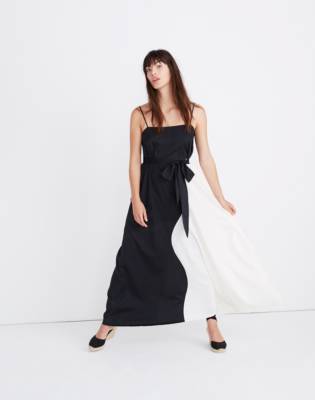 mara hoffman black and white dress