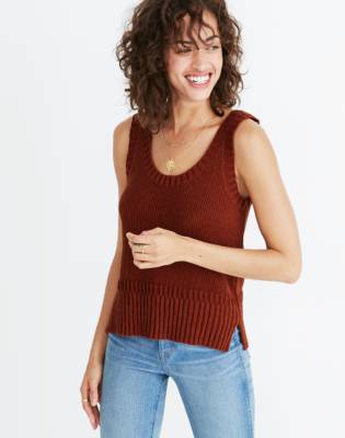 madewell sweater tank