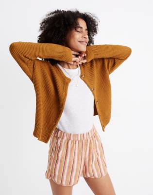 gold cardigan sweater