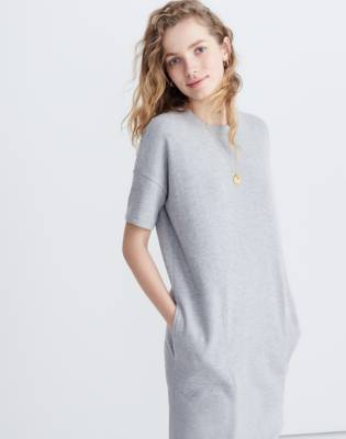 french terry sweatshirt dress