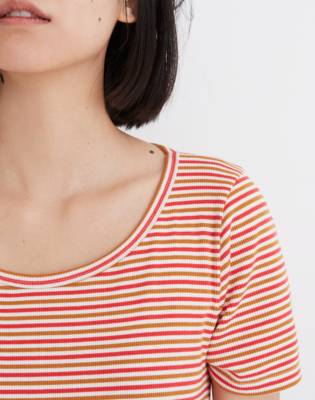 madewell striped t shirt dress