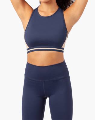 high neck racerback bra