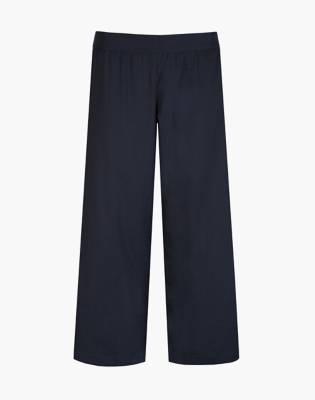 wide leg cotton lounge pants