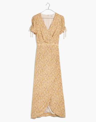 gold petite maxi dress