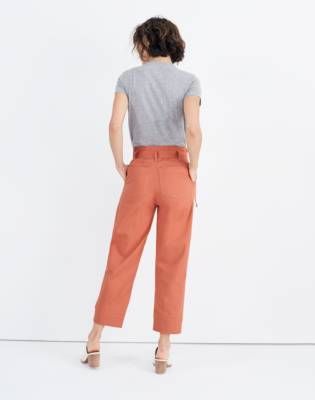 madewell tapered pants