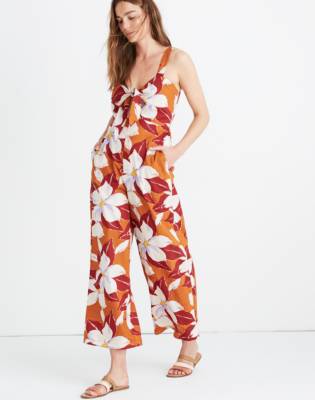 tie up front jumpsuit