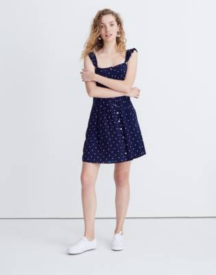 madewell polka dot dress