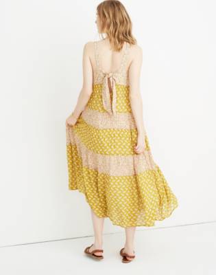 madewell yellow floral dress