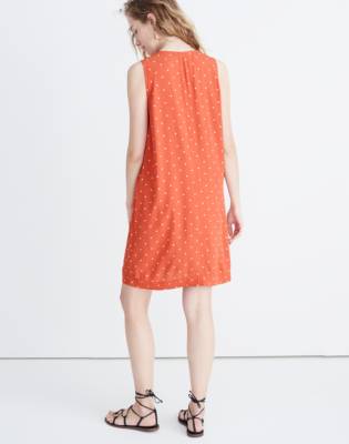 madewell polka dot dress