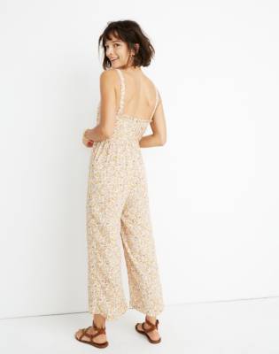 solid cami jumpsuit