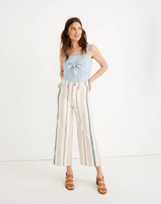 madewell striped jeans