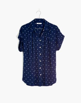 madewell polka dot top