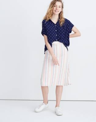 madewell polka dot top