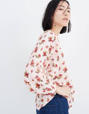 madewell raglan peasant shirt