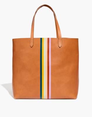 madewell paint stripe tote