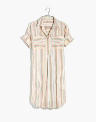 madewell white shirt dress