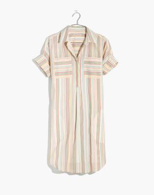 madewell courier shirt dress