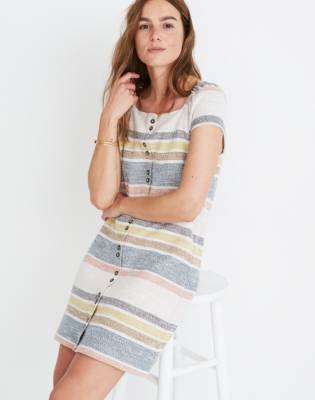 madewell cap sleeve dress